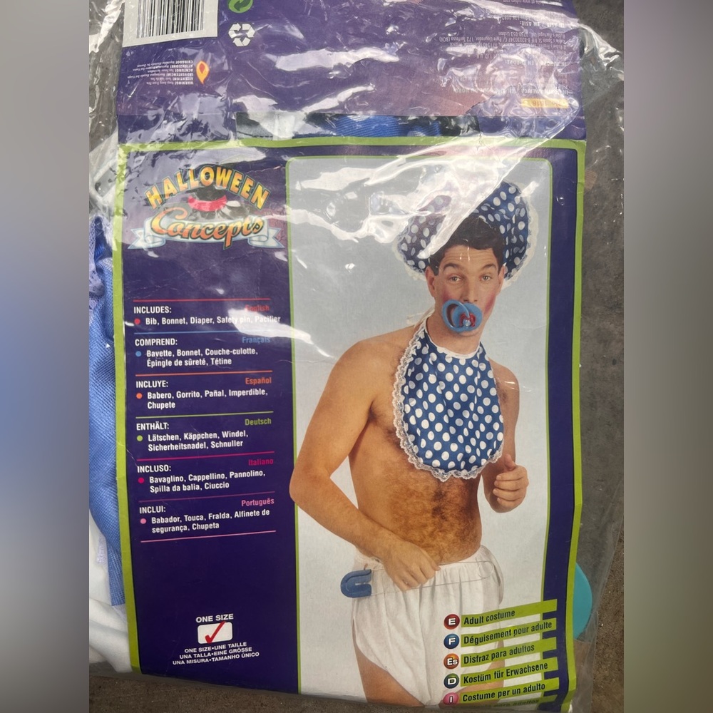 Big baby adult Halloween costume